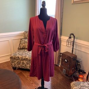 Burgundy Career Dress!